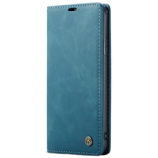 „CaseMe“ Retro solīds atvēramais ādas maciņš - zaļš (iPhone 11 Pro)