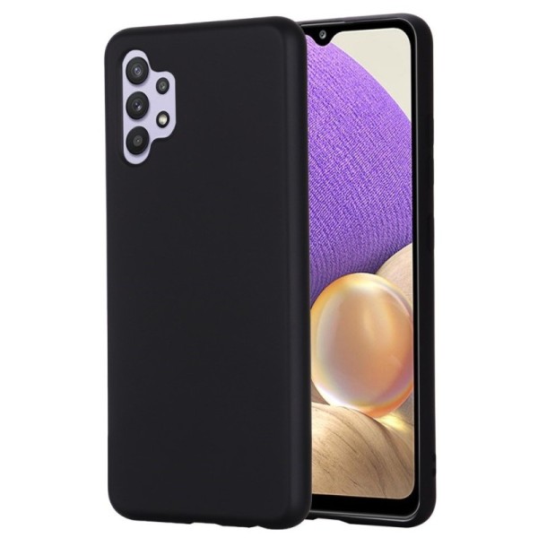 „Shell“ cieta silikona (TPU) apvalks - melns (Galaxy A32 4G)