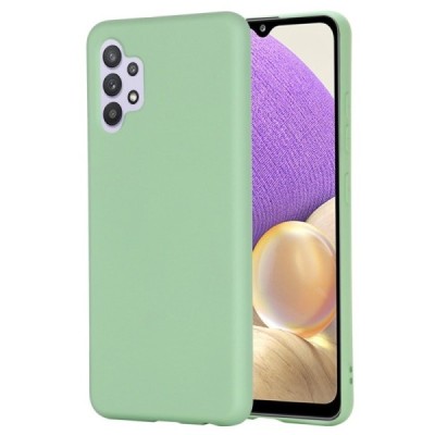Samsung Galaxy A32 4G (A325F) „Shell“ cieta silikona (TPU) zaļš apvalks | Vacins.lv