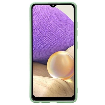 Samsung Galaxy A32 4G (A325F) „Shell“ cieta silikona (TPU) zaļš apvalks | Vacins.lv
