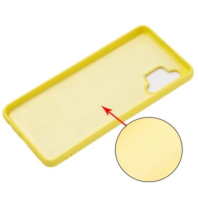 Samsung Galaxy A32 4G (A325F) „Shell“ cieta silikona (TPU) dzeltens apvalks | vacins.lv