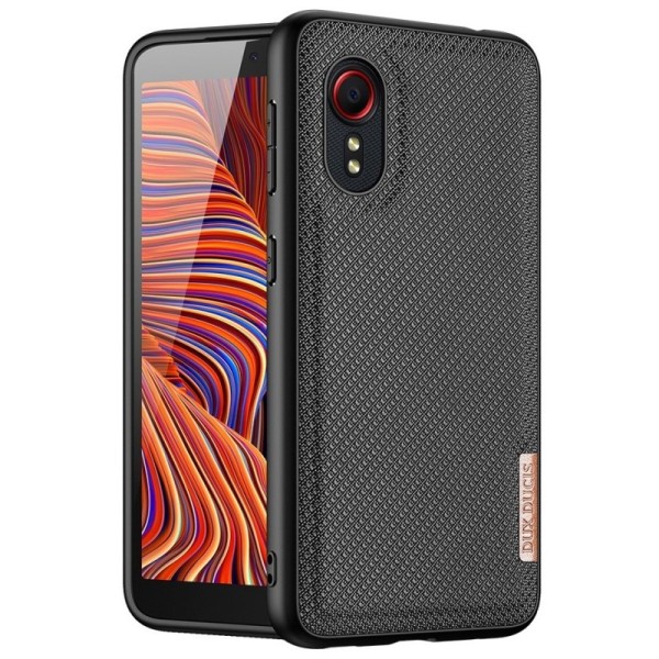 „Dux Ducis“ Fino dėklas - juodas (Galaxy Xcover 5)