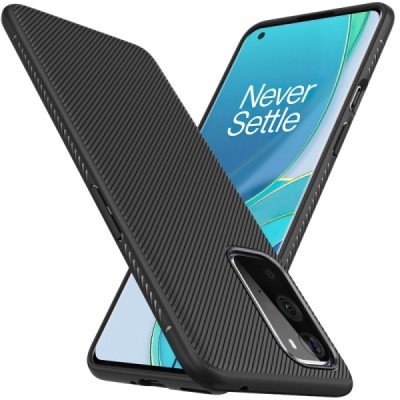 OnePlus 9 cieta silikona (TPU) melns apvalks | vacins.lv
