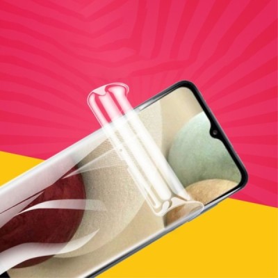 Samsung Galaxy A12 (A32, A02s) Calans dzidra ekrāna aizsargplēve (pilnīgi aizsedzama) | Vacins.lv