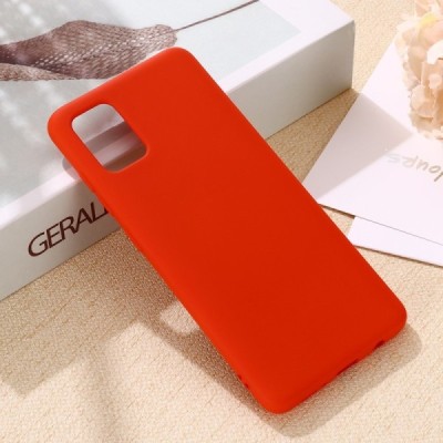 Samsung Galaxy A71 (5G) Shell kieto silikono TPU raudonas dėklas - nugarėlė | Priedai.lt