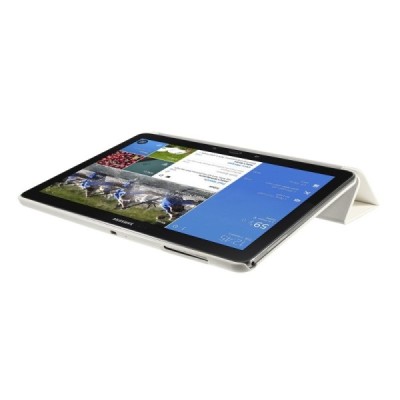 Samsung Galaxy Note Pro 12.2 P905 Belk atvēramais balts futrālis / Vacins.lv