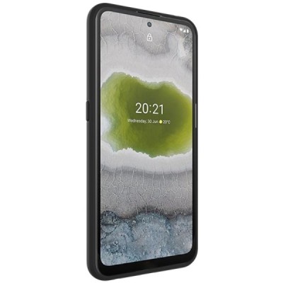 Nokia X20 (X10) „Imak“ cieta silikona (TPU) melns apvalks | vacins.lv