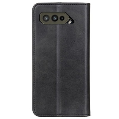 Asus Rog Phone 5 (ZS673KS) „Split“ sērijas melns atvērams maciņš, maks | Vacins.lv