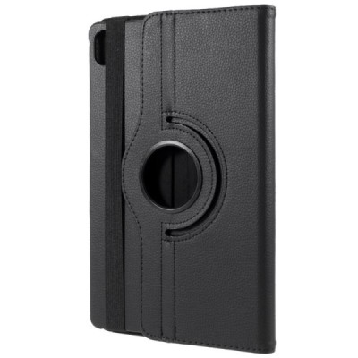 Lenovo Tab P11 11" (J606F) atvēramais melns ādas maciņš, grozās 360° grādu apjomā | Vacins.lv