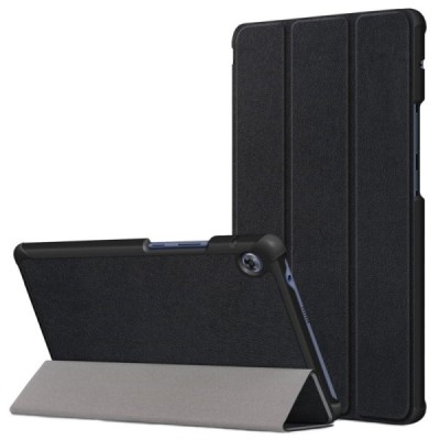 Huawei MatePad T8 8.0 atvēramais melns maciņš | Vacins.lv