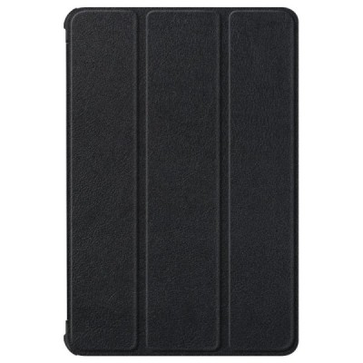 Huawei MatePad T10s 10'' atverčiamas juodas odinis dėklas - knygutė | Priedai.lt