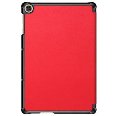 Huawei MatePad T10s 10'' atverčiamas raudonas odinis dėklas - knygutė | Priedai.lt