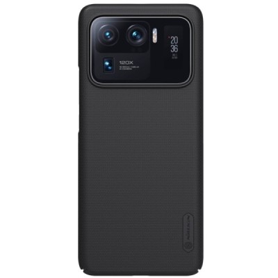 Xiaomi Mi 11 Ultra Nillkin Frosted Shield melns plastmasas apvalks | vacins.lv