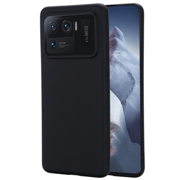 „Shell“ kieto silikono (TPU) dėklas - juodas (Mi 11 Ultra)