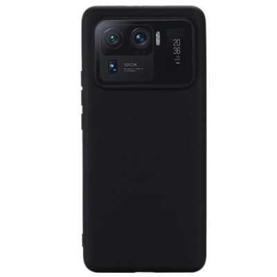Xiaomi Mi 11 Ultra Shell kieto silikono TPU juodas dėklas - nugarėlė | Priedai.lt