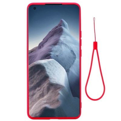 Xiaomi Mi 11 Ultra „Shell“ cieta silikona (TPU) sarkans apvalks | vacins.lv