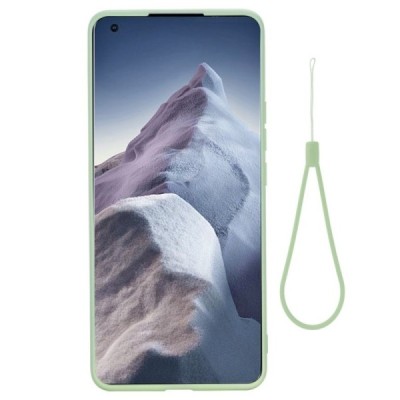 Xiaomi Mi 11 Ultra „Shell“ cieta silikona (TPU) zaļš apvalks | Vacins.lv