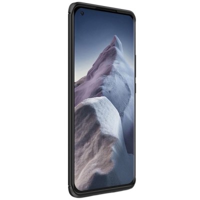 Xiaomi Mi 11 Ultra „Carbon“ cieta silikona (TPU) melns apvalks | vacins.lv