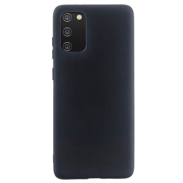 „Shell“ kieto silikono (TPU) dėklas - juodas (Galaxy A02s)