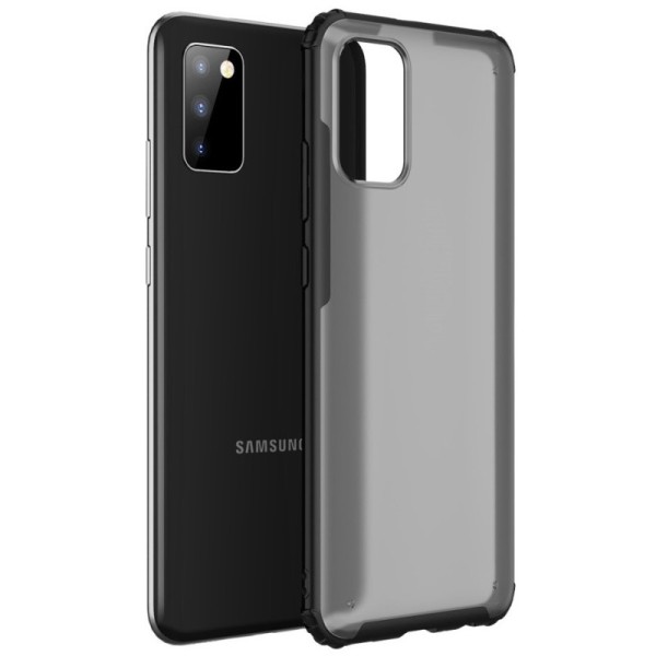 „Armor“ dėklas - matinis / juodas (Galaxy A02s)