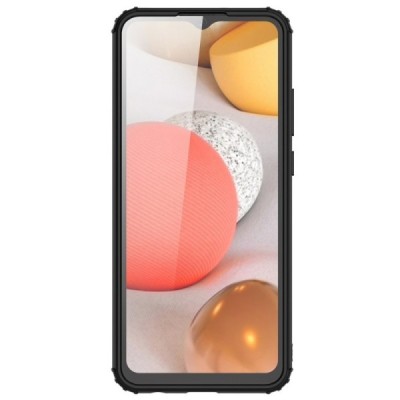 Samsung Galaxy A02s A025 (166.5x75.9x9.2mm) Armor matinis juodos spalvos apvadais kieto silikono (TPU) dėklas | Priedai.lt