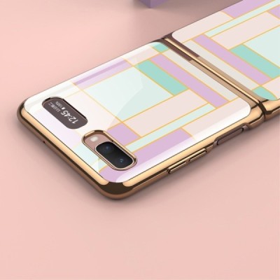 Samsung Galaxy Z Flip (F700) GKK plastikinis violetinis dėklas - nugarėlė | Priedai.lt
