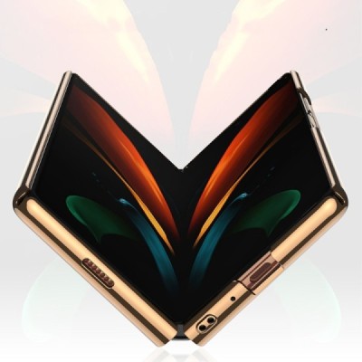 Samsung Galaxy Z Fold2 5G (F916B) GKK Pattern violeta plastika apvalks | vacins.lv