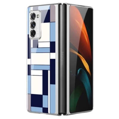 Samsung Galaxy Z Fold2 5G (F916B) GKK Pattern zils plastika apvalks | vacins.lv