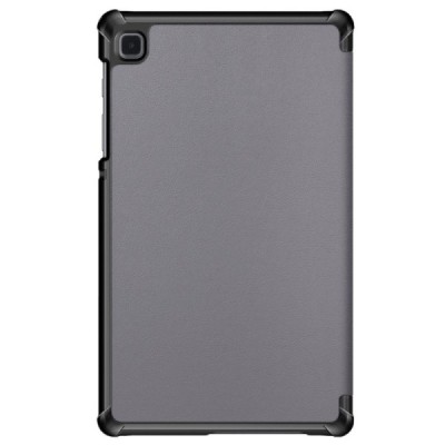 Samsung Galaxy Tab A7 Lite 8.7 2021 (T220, T225) atverčiamas pilkas odinis dėklas - knygutė | Priedai.lt