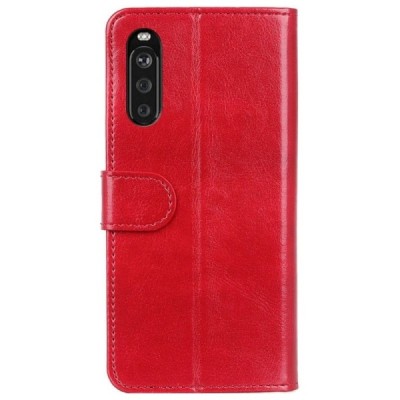Sony Xperia 10 III sērijas sarkans atvērams maciņš, maks | Vacins.lv