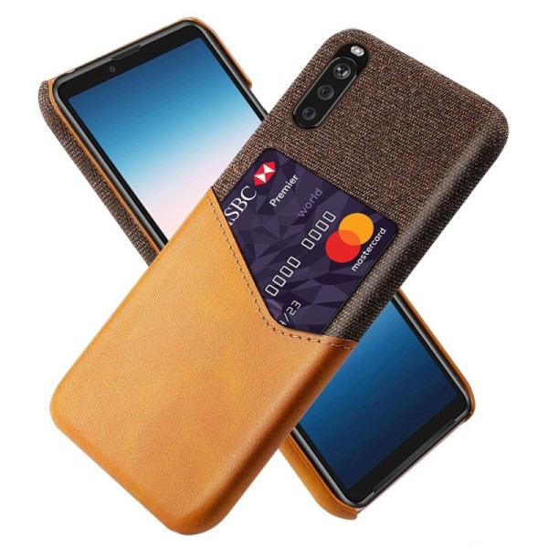 „KSQ“ Shell ādas apvalks - brūns (Xperia 10 III)