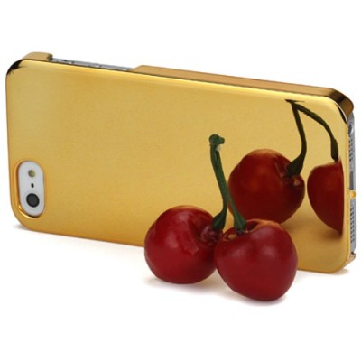 Veidrodinis auksinis Apple iPhone SE (5, 5s) dėklas (dėkliukas) / Priedai.lt