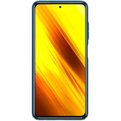 Xiaomi Poco X3 (X3 Pro) Nillkin Frosted Shield mėlynas plastikinis dėklas | Priedai.lt