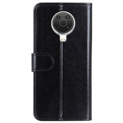 Nokia 6.3 (2021), G10, G20 melns atvērams maciņš, maks | Vacins.lv