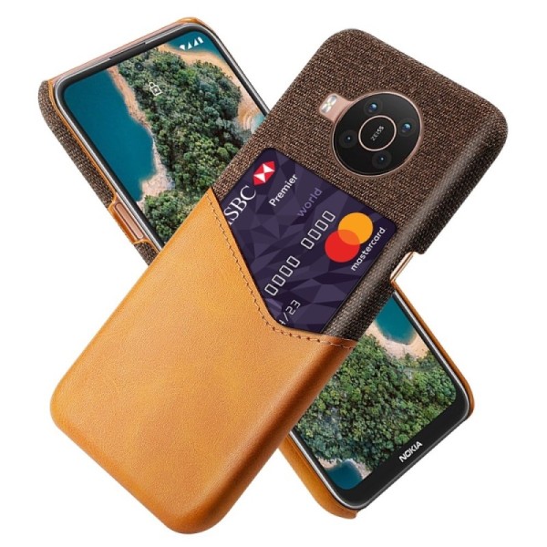 „KSQ“ Shell ādas apvalks - brūns (Nokia X20 / X10)