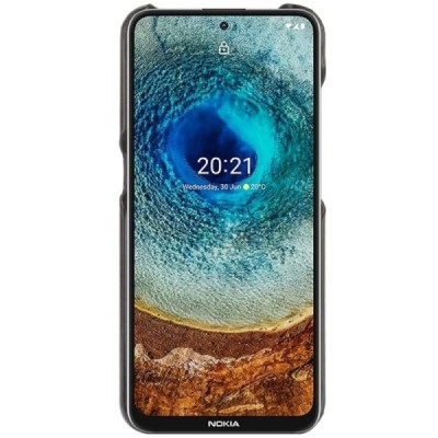 Soft Slim Nokia X20 (X10) melns ādas apvalks | Vacins.lv