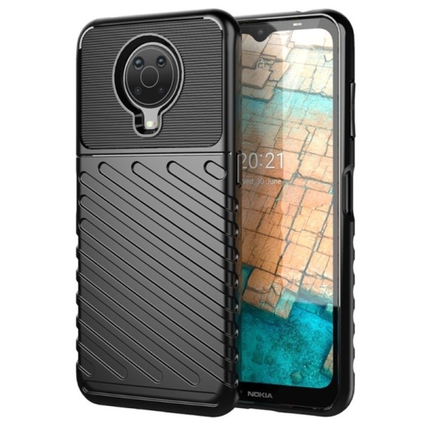 „Twill“ kieto silikono (TPU) dėklas - juodas (Nokia 6.3 / G10 / G20)
