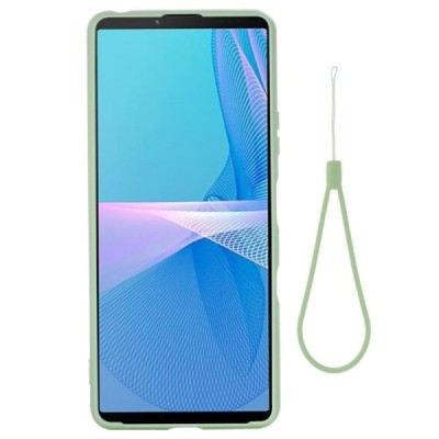 Sony Xperia 10 III Shell cieta silikona (TPU) zaļš apvalks | Vacins.lv