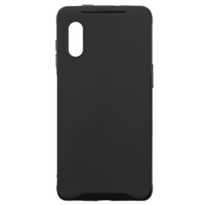 Samsung Galaxy XCover Pro (G715) cieta silikona (TPU) melns apvalks | vacins.lv