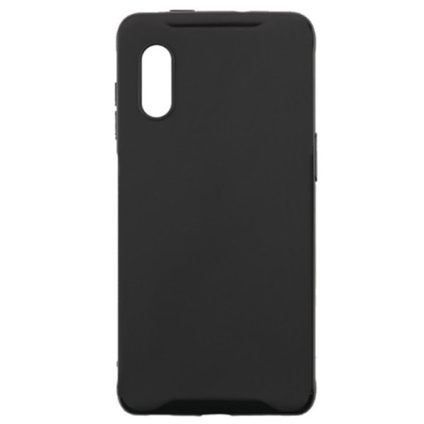 Cieta silikona (TPU) apvalks - melns (Galaxy XCover Pro)