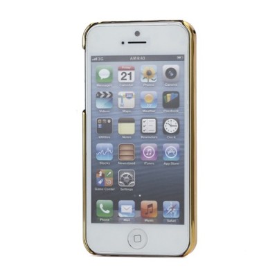 Veidrodinis auksinis Apple iPhone SE (5, 5s) dėklas (dėkliukas) / Priedai.lt