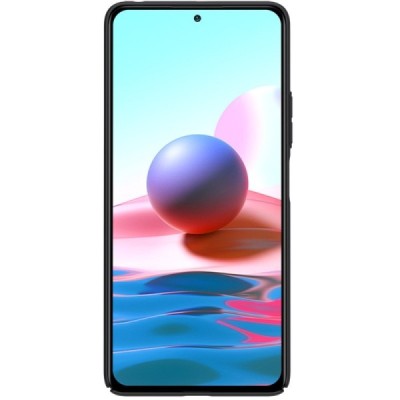 Xiaomi Poco M3 Pro (Redmi Note 10 5G) Nillkin Frosted Shield melns apvalks | vacins.lv