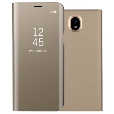 Samsung Galaxy J3 2017 (J330) plastikinis atverčiamas auksinis dėklas | Priedai.lt