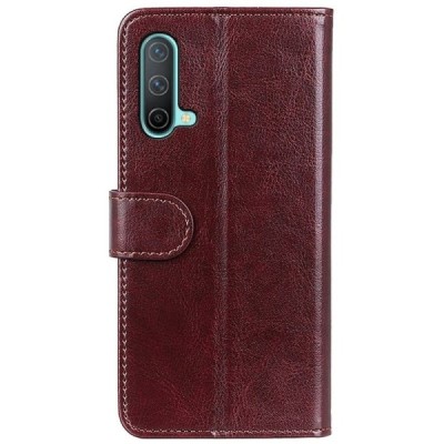 OnePlus Nord CE 5G atvēramais ādas brūns maciņš (maks) | Vacins.lv