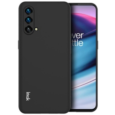 OnePlus Nord CE 5G „Imak“ cieta silikona (TPU) melns apvalks | vacins.lv