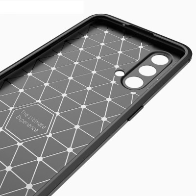 OnePlus Nord CE 5G Carbon cieta silikona (TPU) melns apvalks | vacins.lv