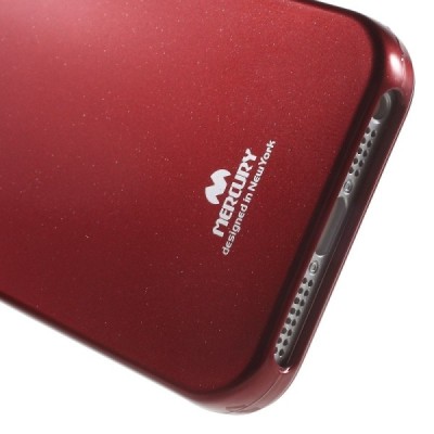 „Mercury“ Color kieto silikono (TPU) raudonas Apple iPhone SE (5, 5s) dėklas (dėkliukas) / Priedai.lt