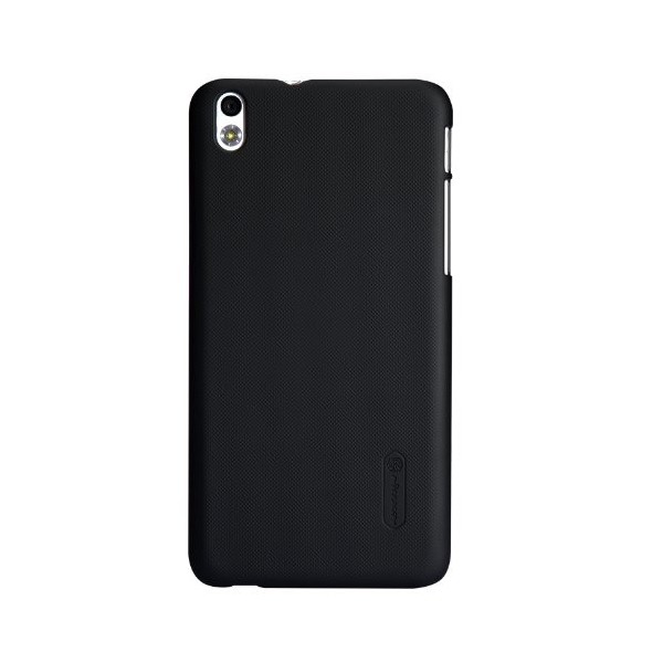 „Nillkin“ Frosted Shield dėklas - juodas + apsauginė ekrano plėvelė (Desire 816)