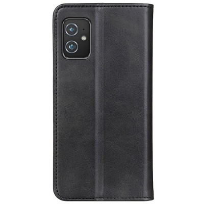 Asus Zenfone 8 (ZS590KS) „Split“ sērijas melns atvērams maciņš, maks | Vacins.lv