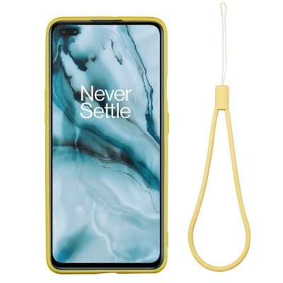 OnePlus Nord „Shell“ cieta silikona (TPU) dzeltens apvalks | vacins.lv